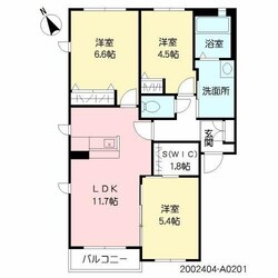 フォレストガーデン島崎の物件間取画像